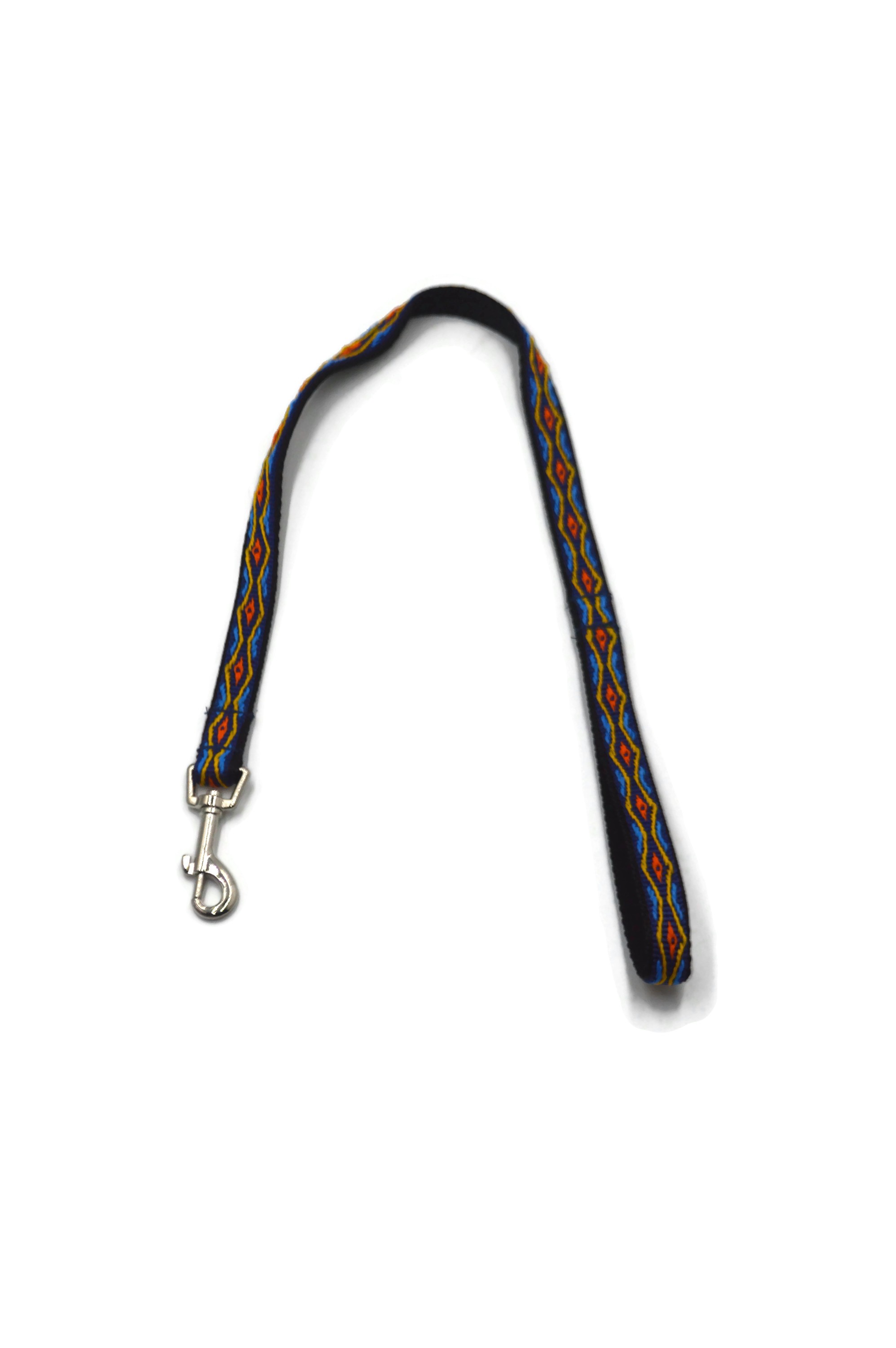 Pejcz dla psa, taśma podwójna romb 20mm/80cm