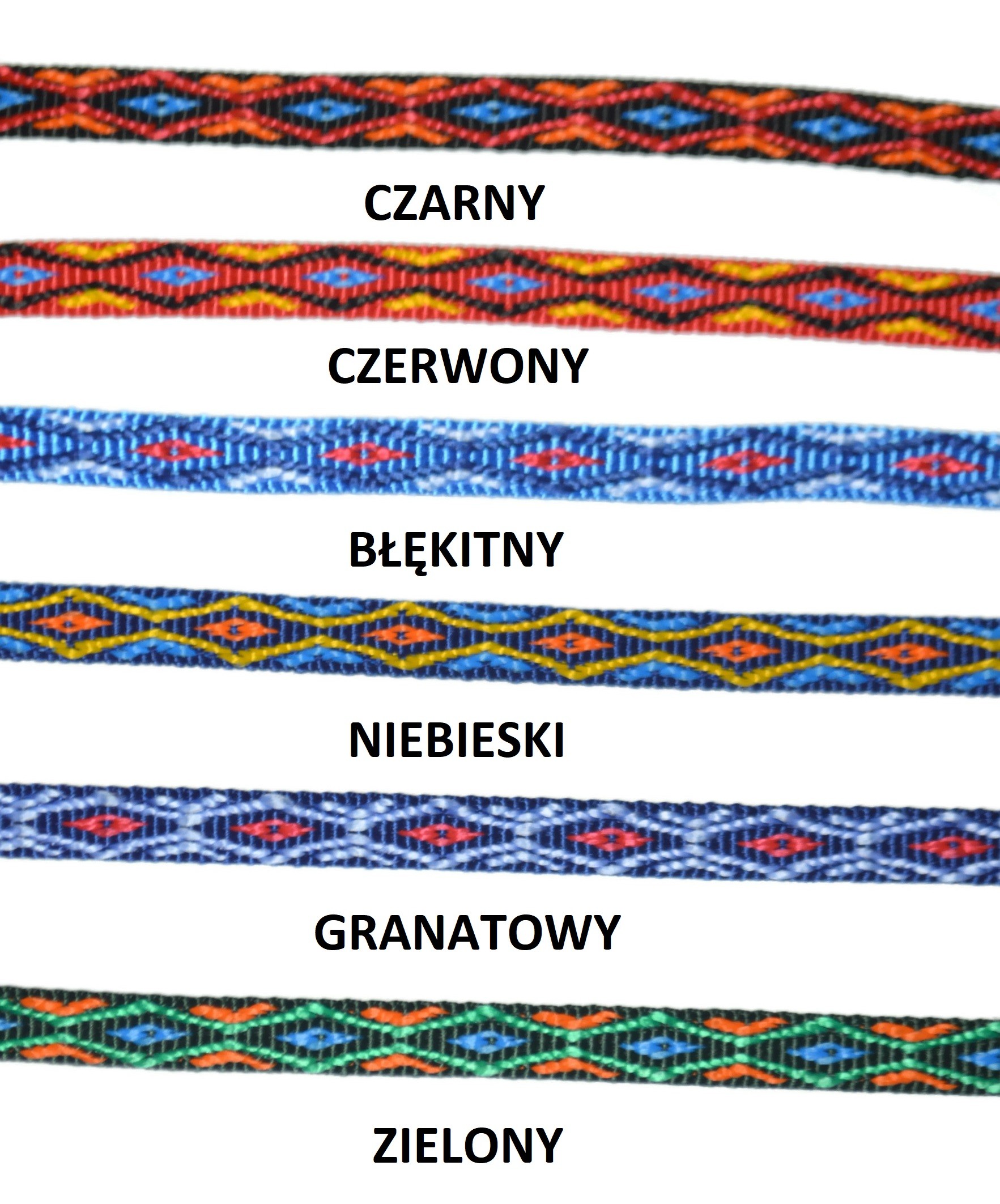 Smycz podwójna romb 30mm/220cm