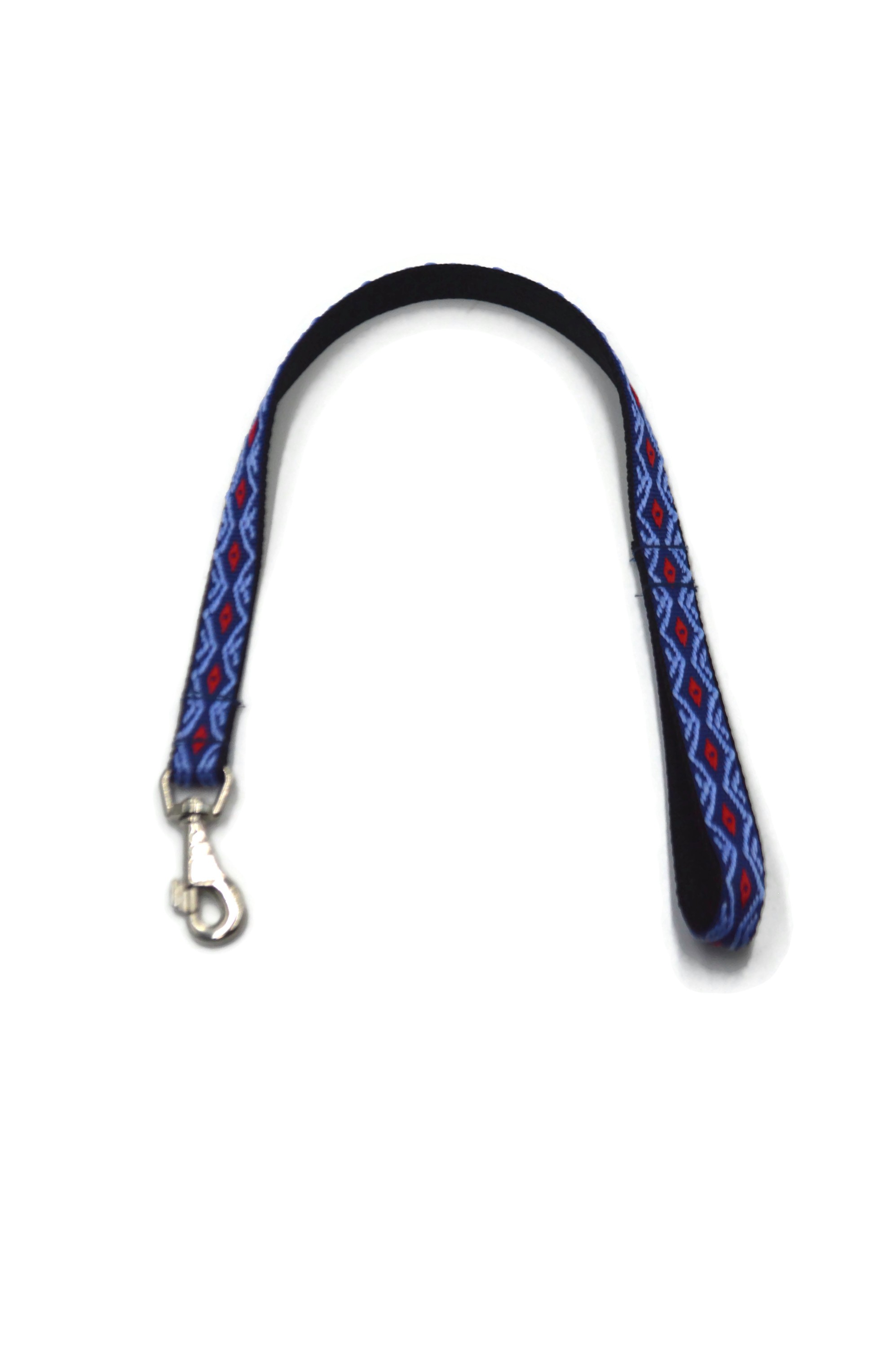 Pejcz dla psa, taśma podwójna romb 25mm/80cm