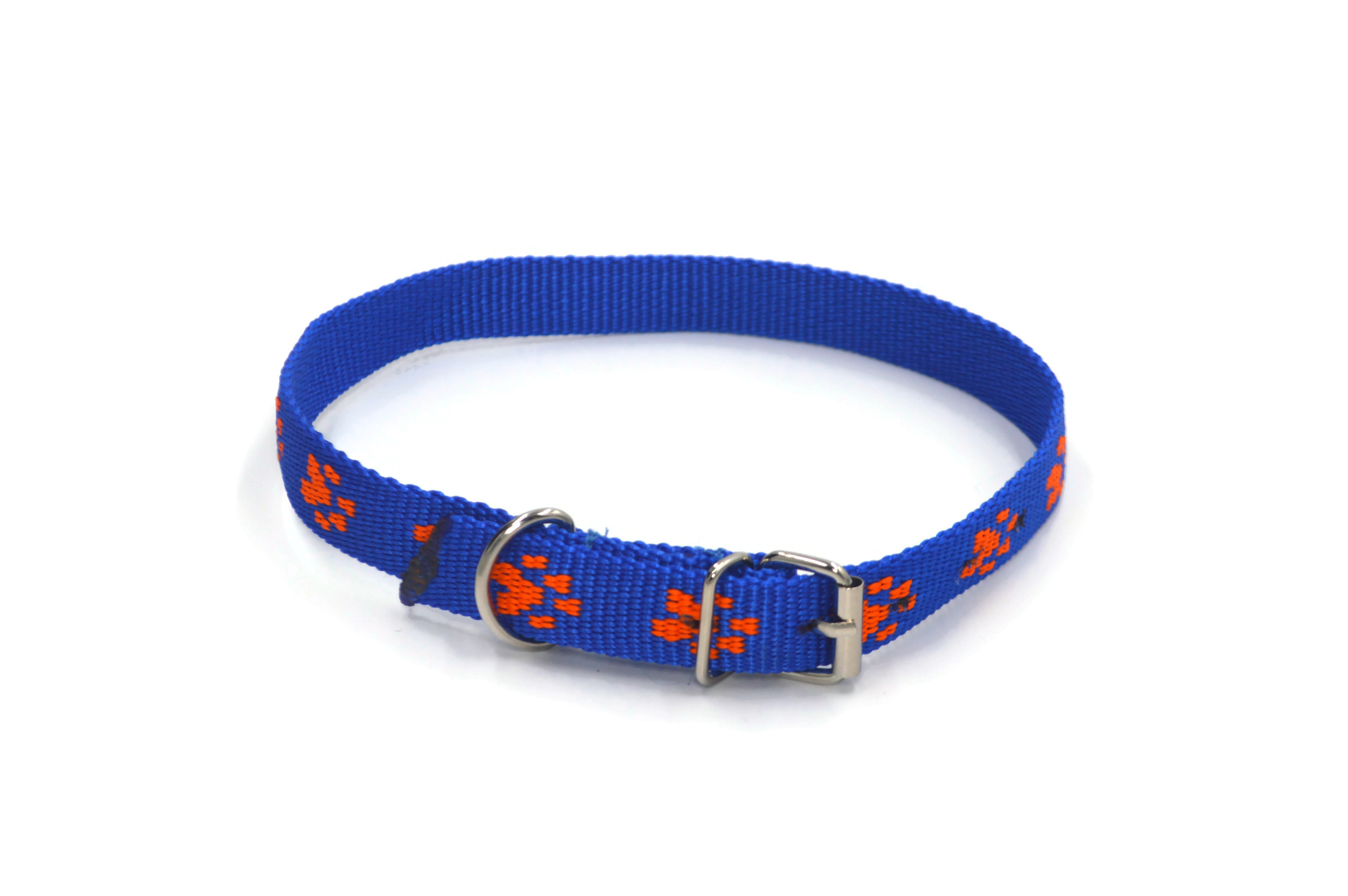 Obroża dla psa łapki metał 20mm/43-51cm