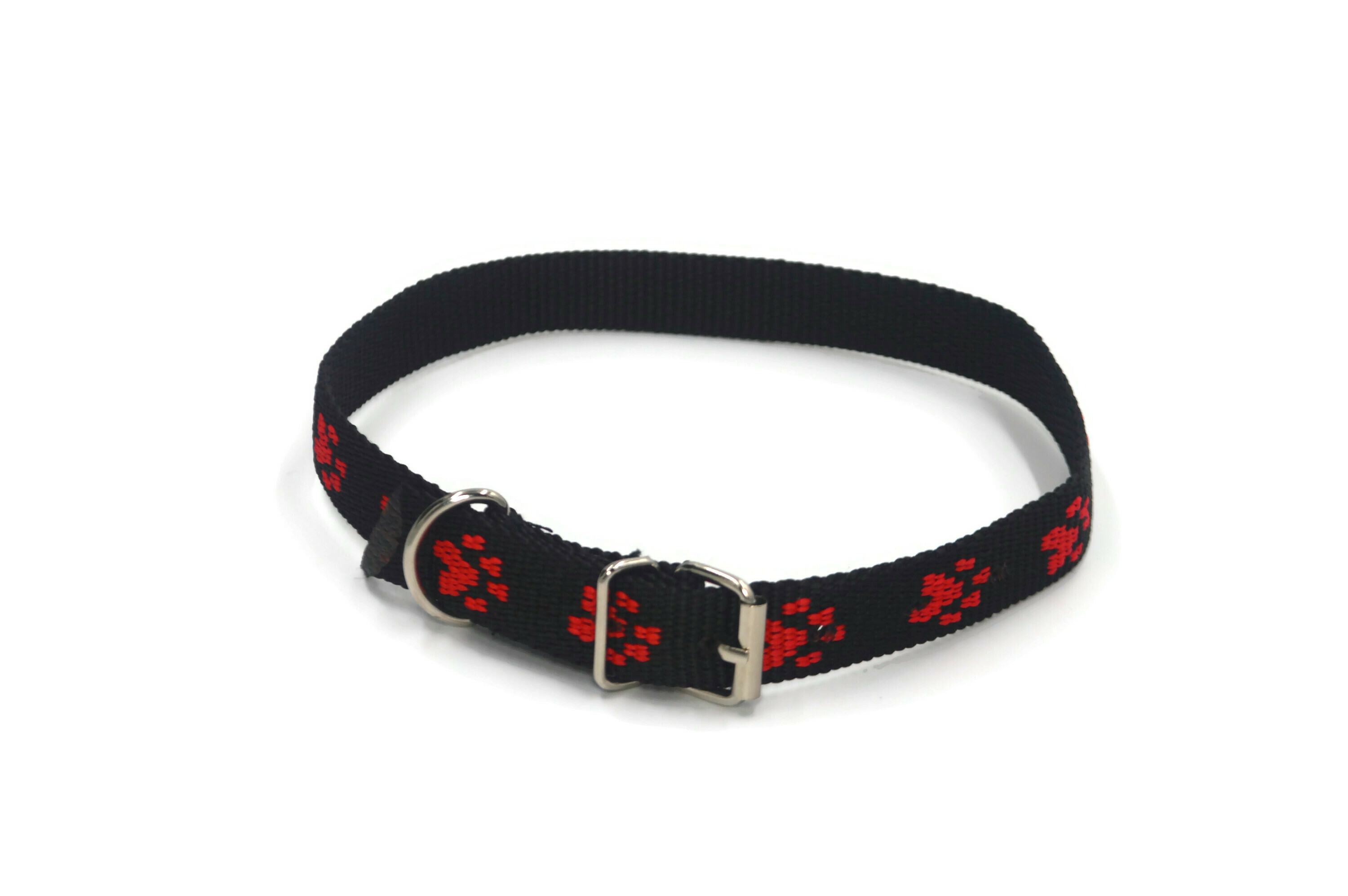 Obroża dla psa łapki metał 20mm/43-51cm