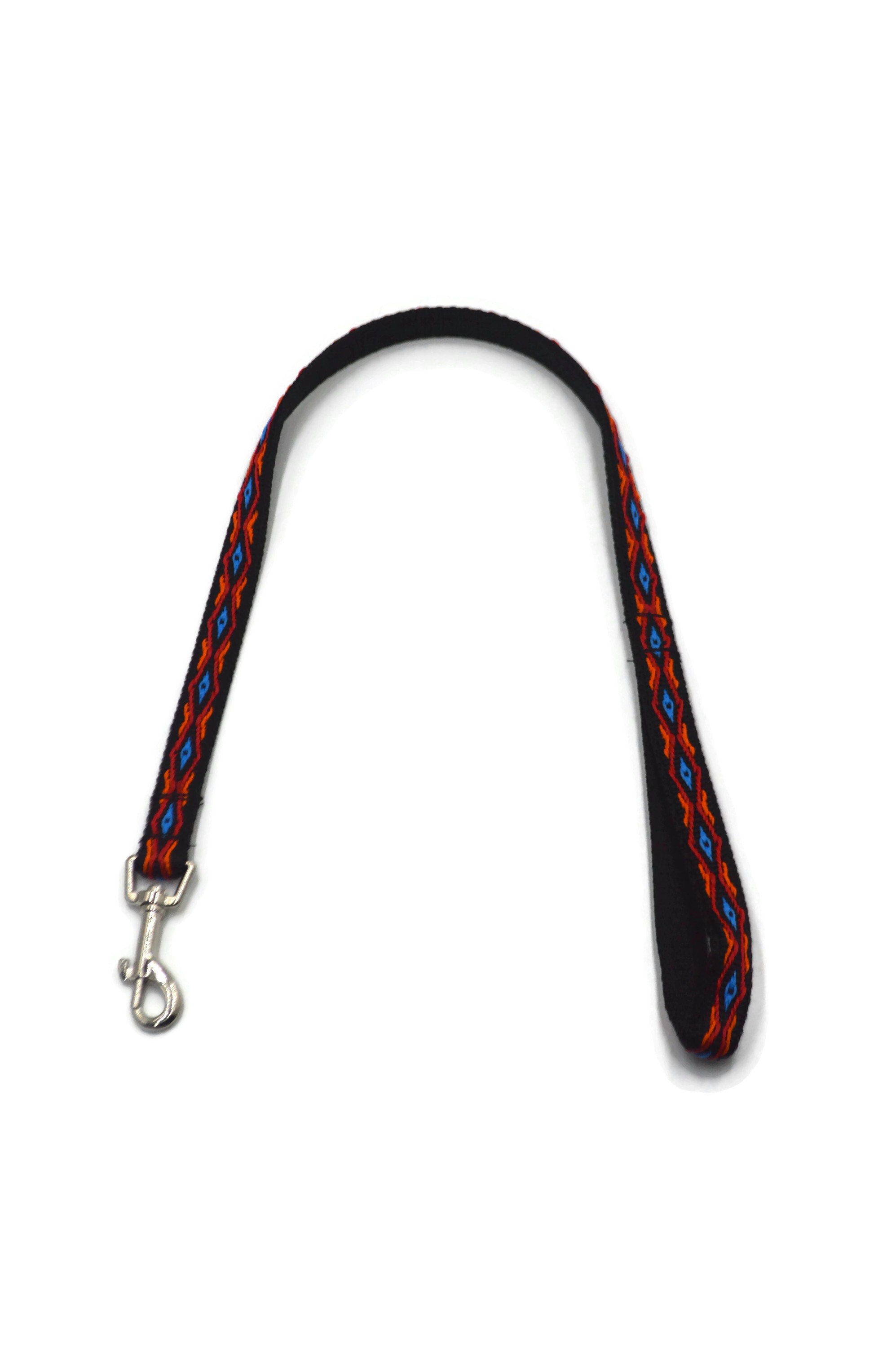 Pejcz dla psa, taśma podwójna romb 20mm/80cm