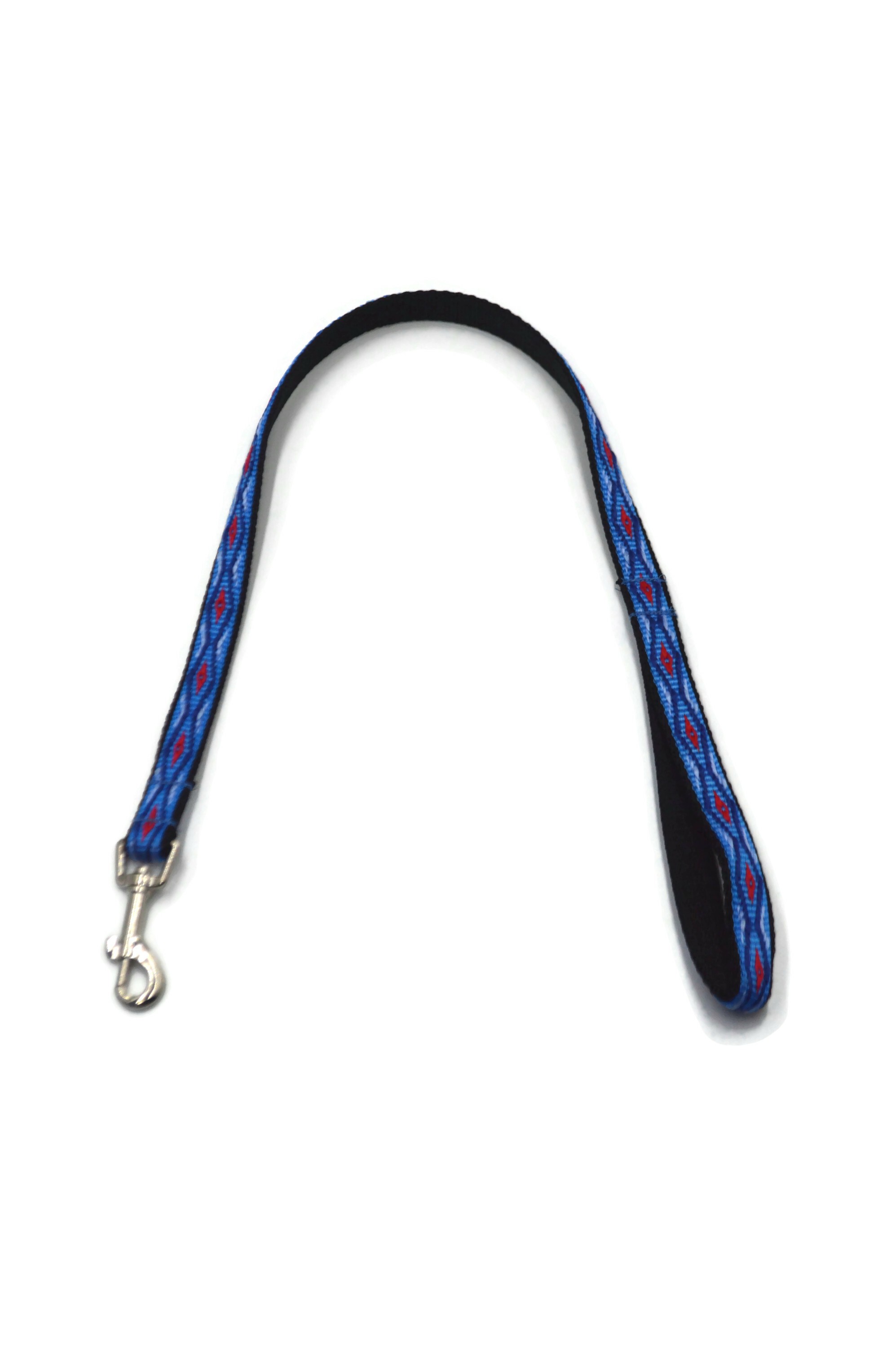 Pejcz dla psa, taśma podwójna romb 20mm/80cm