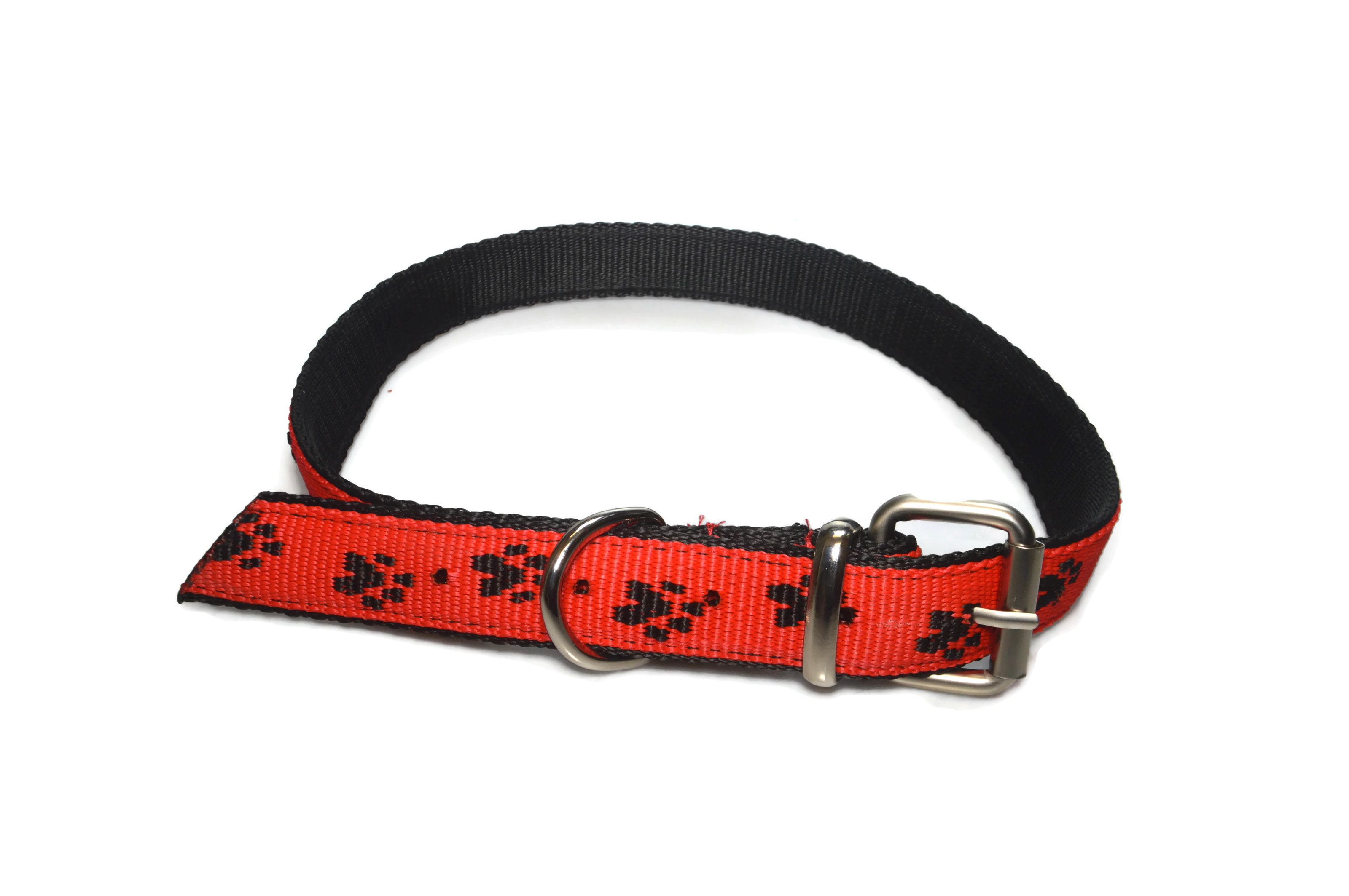 Obroża podwójna łapki 30mm v.2