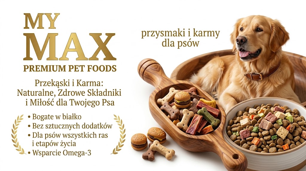 Przysmaki dla psów My Max Miniburger sardynkowo-wołowy 180g miękkie smaczki