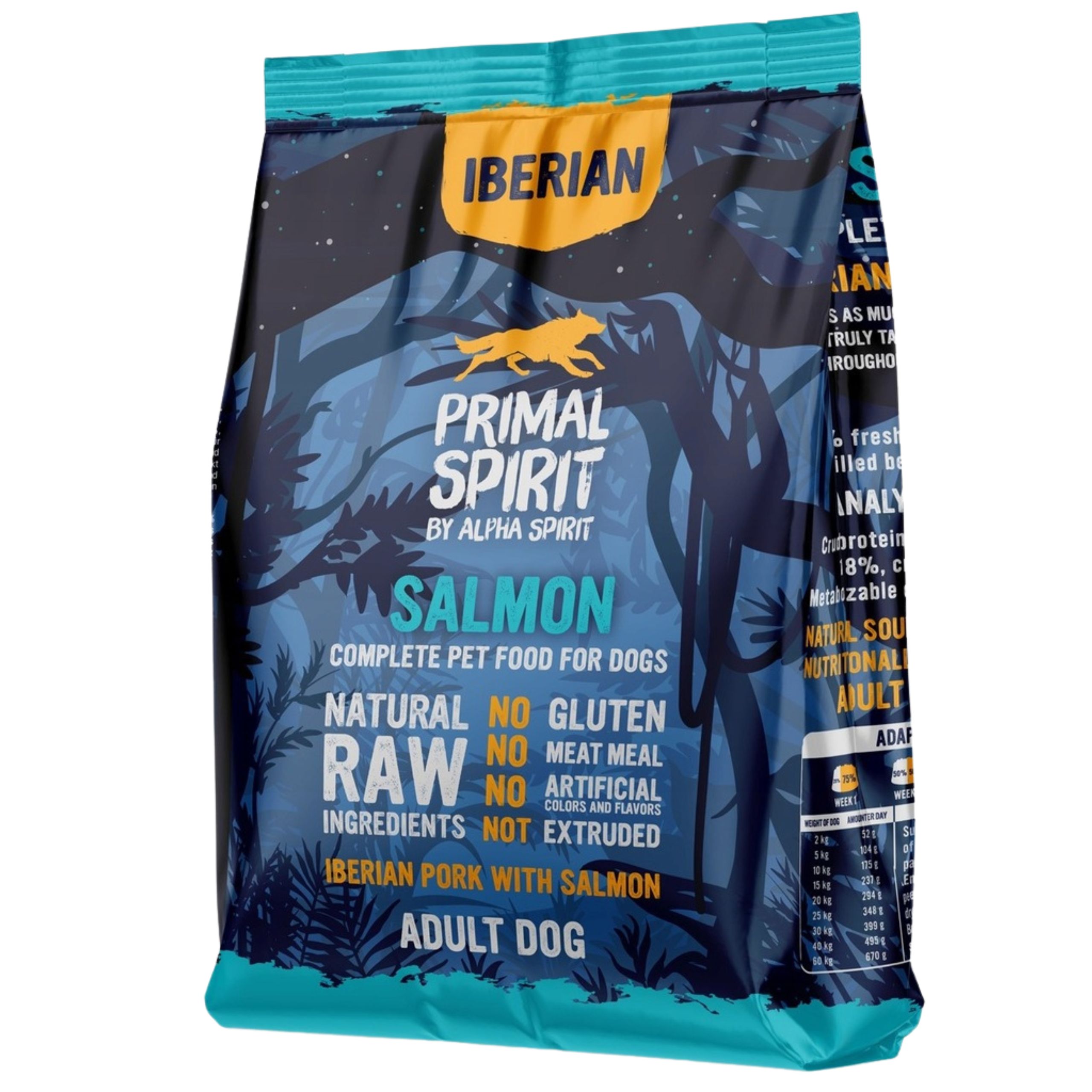 Sucha karma dla psa Primal Spirit Iberian Salmon wieprzowina z łososiem 1kg