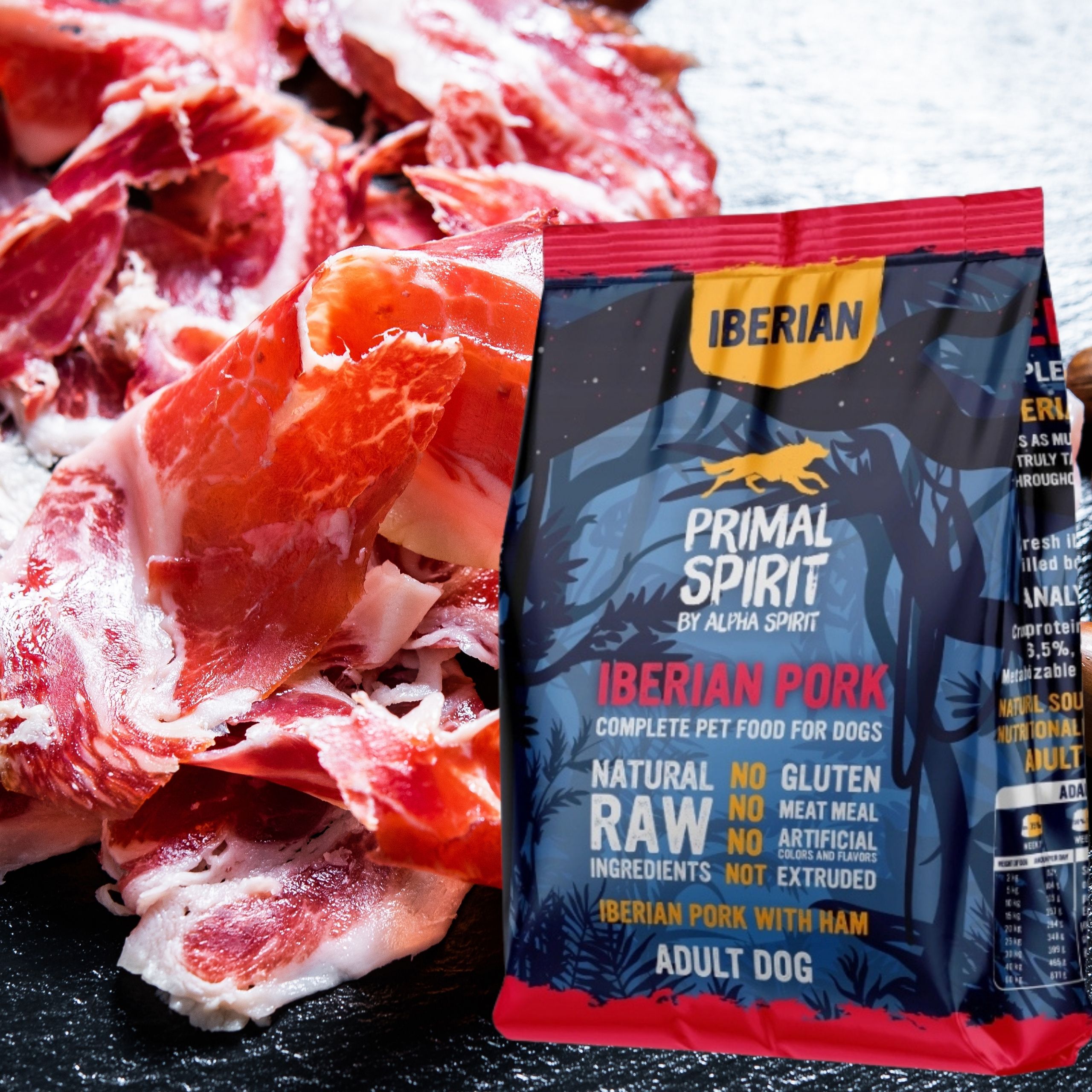 Sucha karma dla psa Primal Spirit Iberian Pork wieprzowina iberyjska 1kg