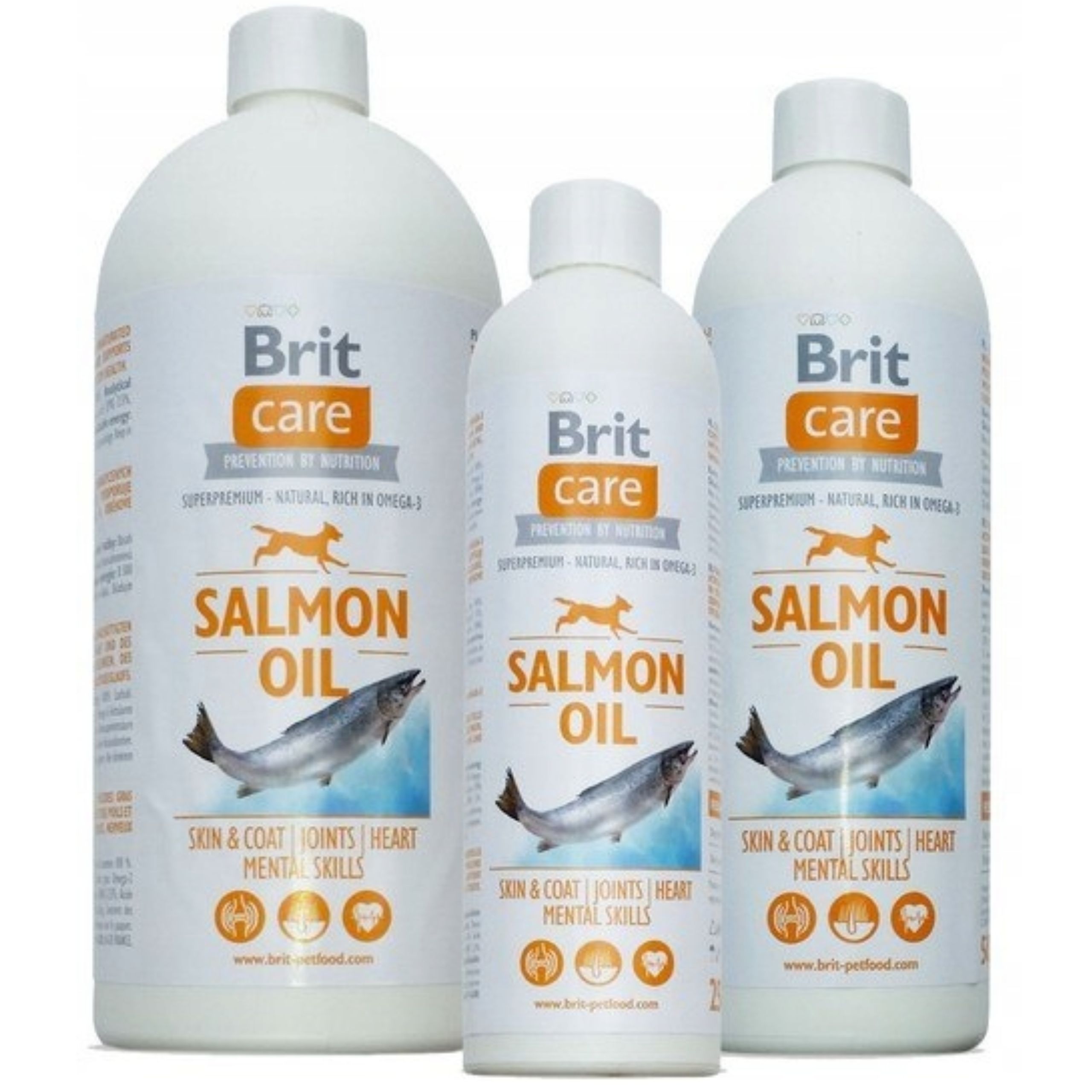 BRIT CARE SALMON OLEJ Z ŁOSOSIA DLA PSA I KOTA 250 ML Omega-3 NA ODPORNOŚĆ