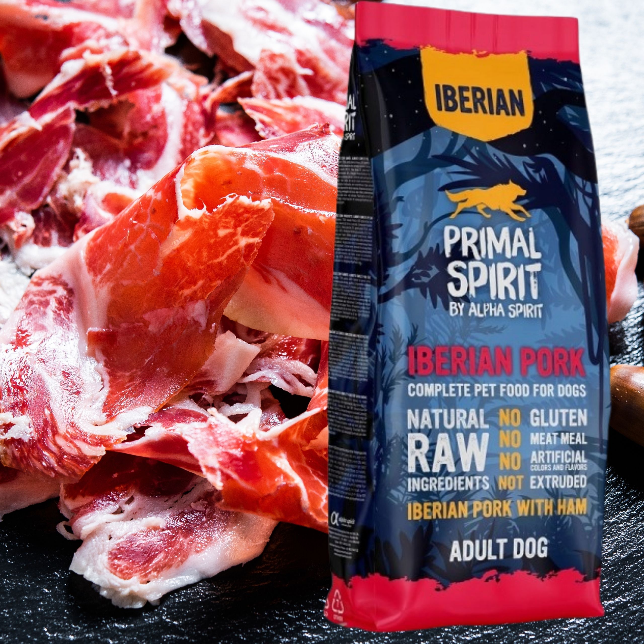 Sucha karma dla psa Primal Spirit Iberian Pork wieprzowina szynka 12 kg