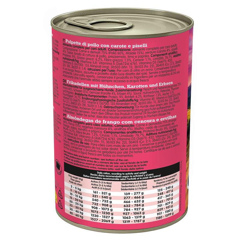 Arquivet Fresh klopsiki z kurczaka w sosie 6x400g