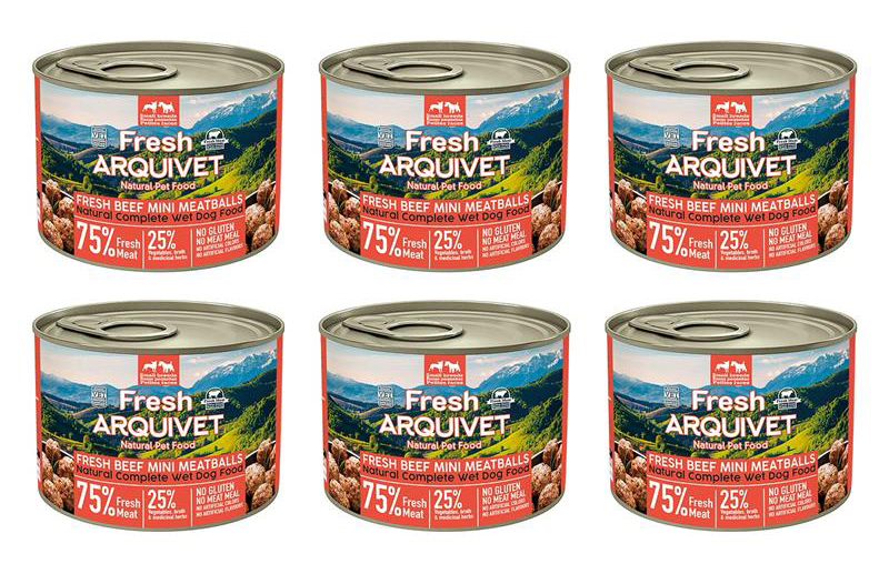 Arquivet Fresh MINI klopsiki z wołowiny w sosie 6x200g
