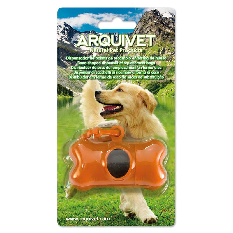 [W] ARQUIVET Dyspenser na woreczki + rolka 15 sztuk GRATIS