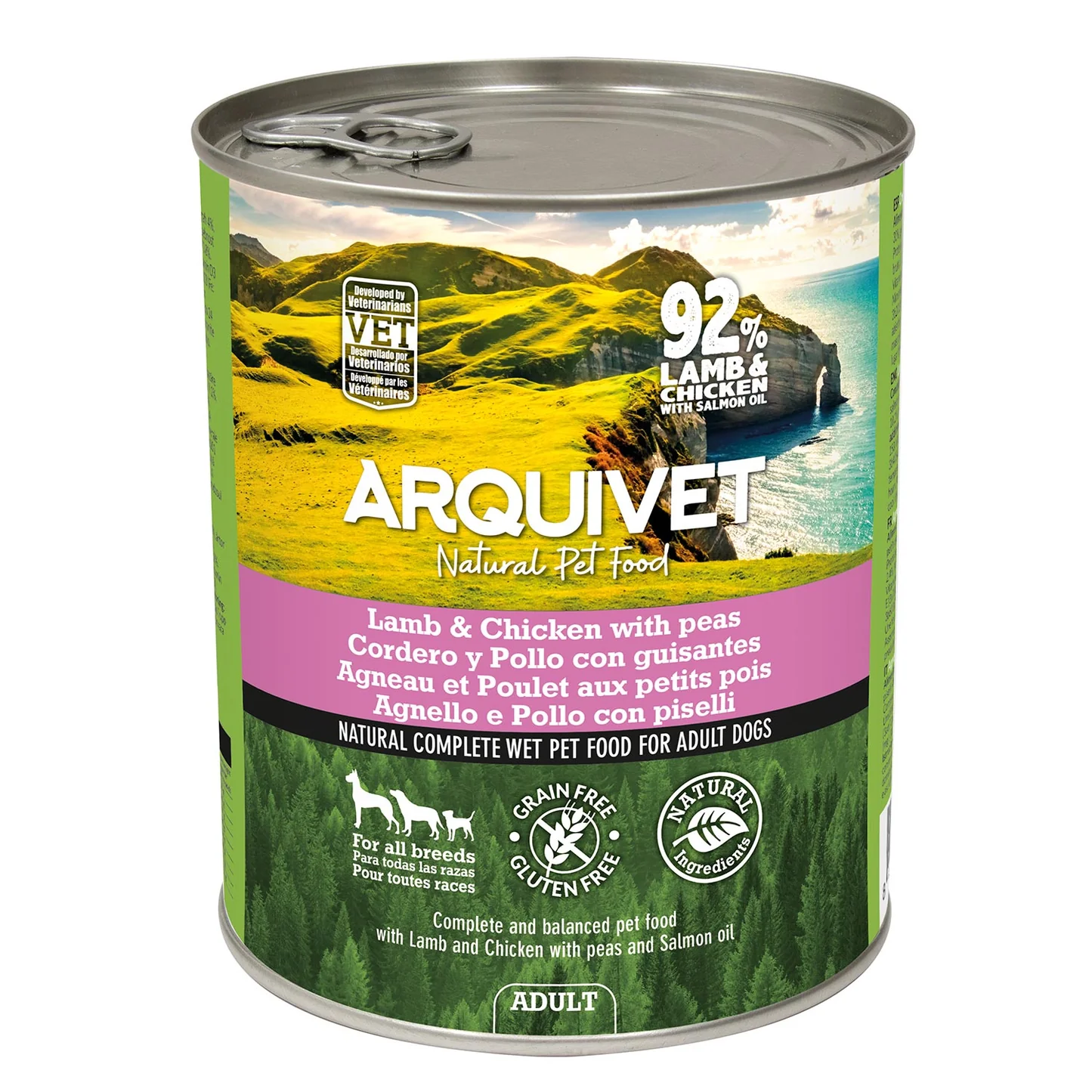 ARQUIVET mokra karma dla psa z jagnięciną i kurczakiem 800G