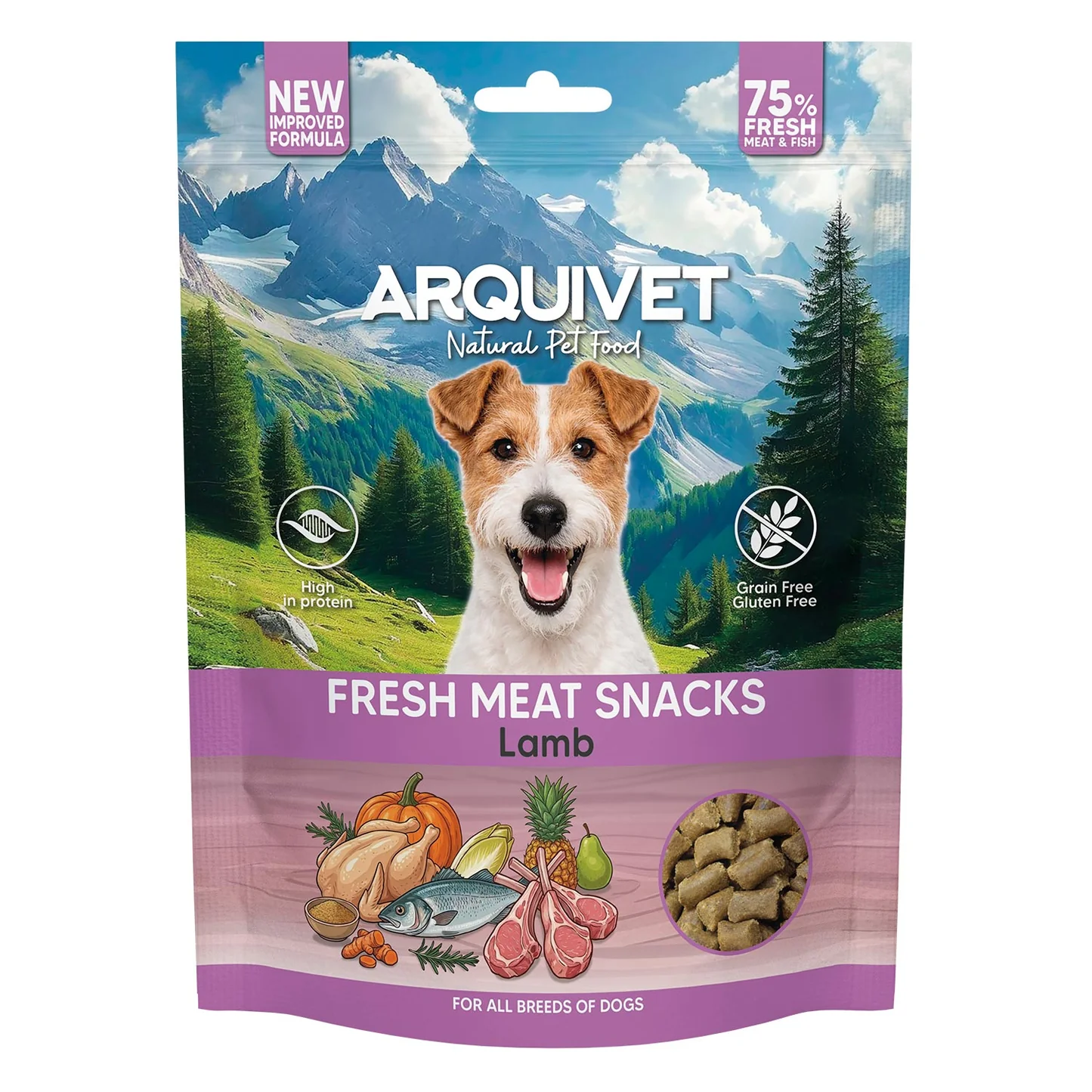 ARQUIVET FRESH półwilgotny przysmak z jagnięciną 300g
