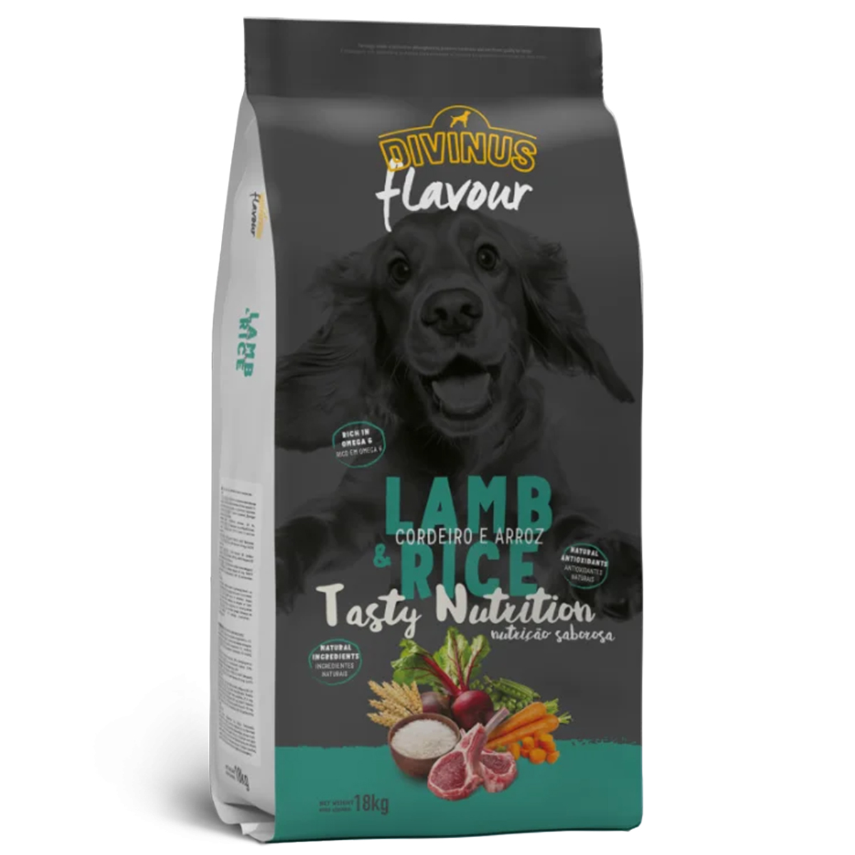 Divinus FLAVOUR DOG - jagnięcina z ryżem 18 kg