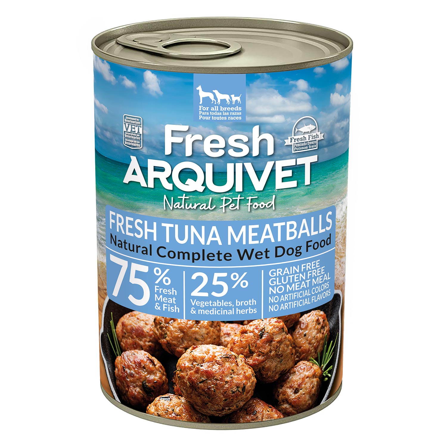 Arquivet Fresh klopsiki z tuńczykiem, dynią i szpinakiem 400g