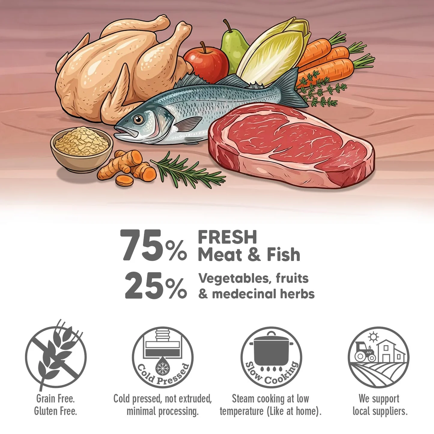 ARQUIVET FRESH półwilgotny przysmak z wołowiną 800g