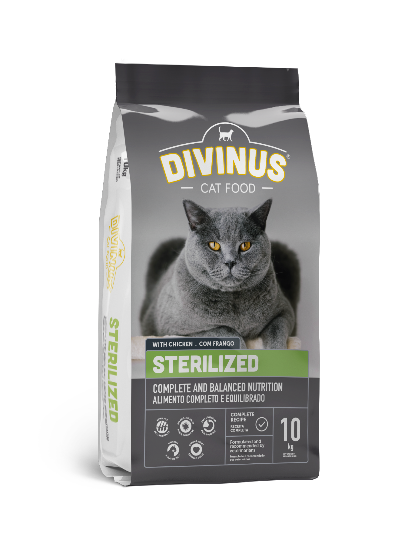 Divinus Cat Sterilized dla kotów sterylizowanych 10kg