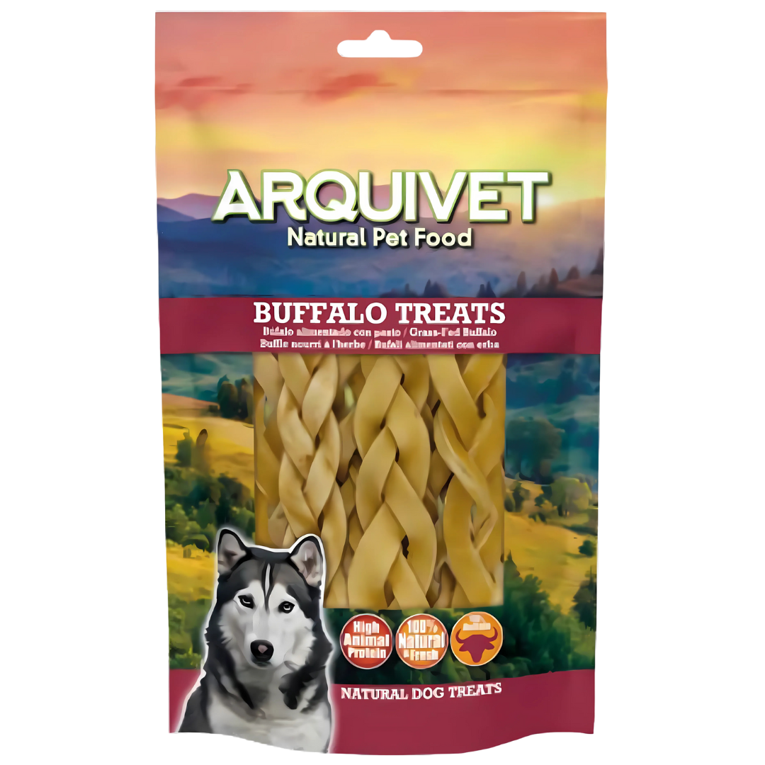 ARQUIVET BUFFALO Pleciona skóra z bawoła - 12cm - 100g