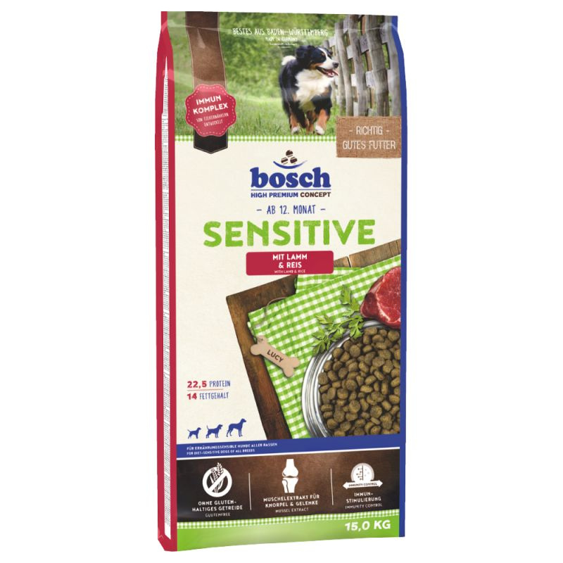 BOSCH Sensitive Lamb & Rice 15kg