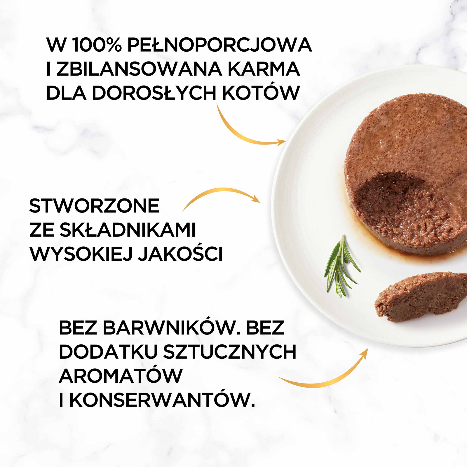 Purina Gourmet Gold mus z wołowiną 85g