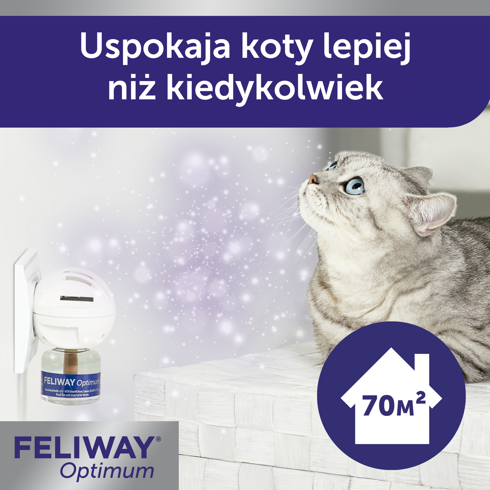CEVA Feliway Optimum Wkład 48 Ml