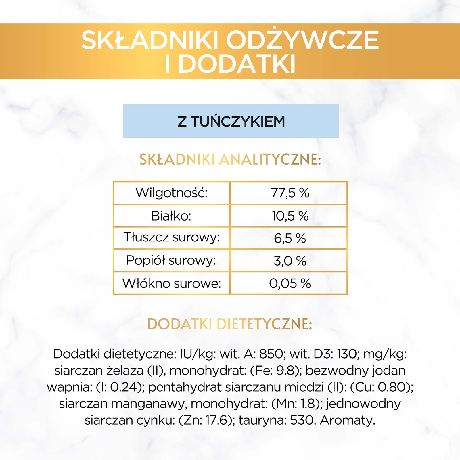 Purina Gourmet Gold mus z tuńczykiem 85g