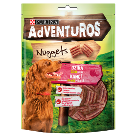 Purini Adventuros Nuggets Karma dla psów Dziki Smak Dzika 90g