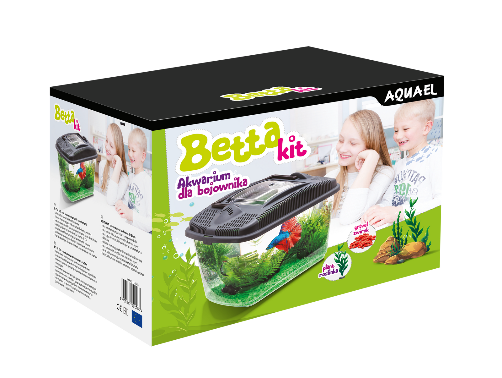 AQUAEL Akwarium Betta Kit Dla Bojownika 3l