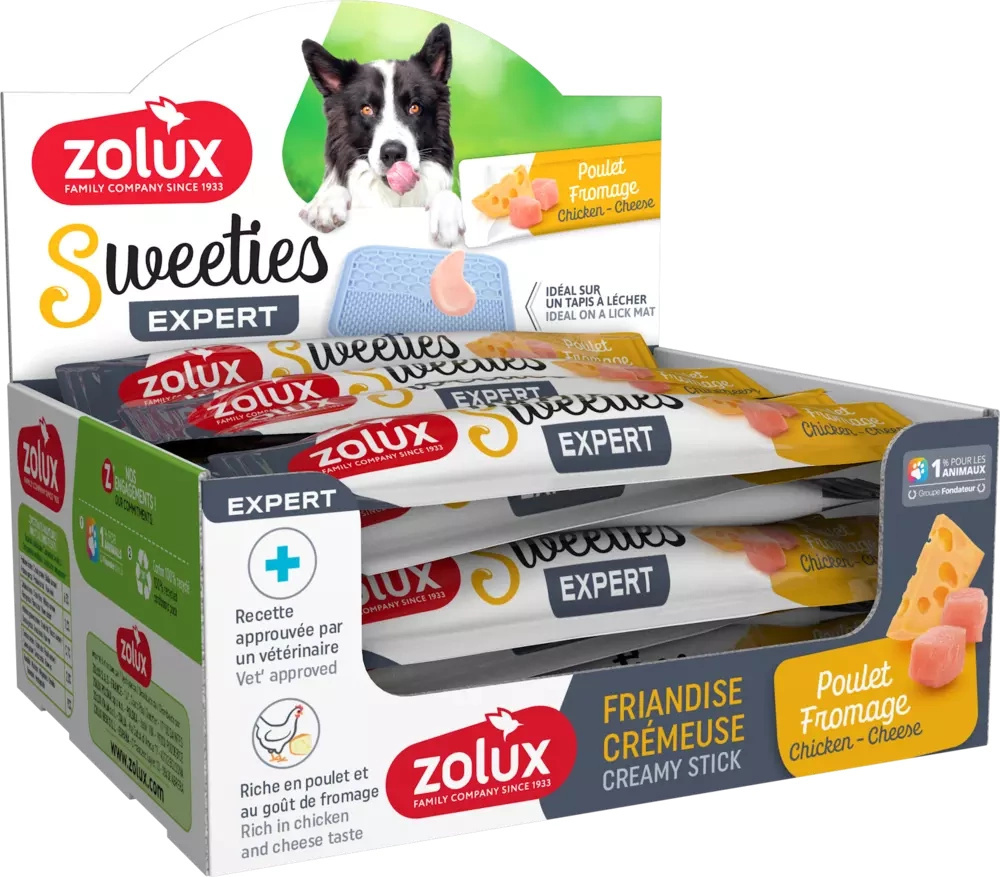 Zolux Sweeties 14g – Kremowy Przysmak z Kurczakiem i Serem
