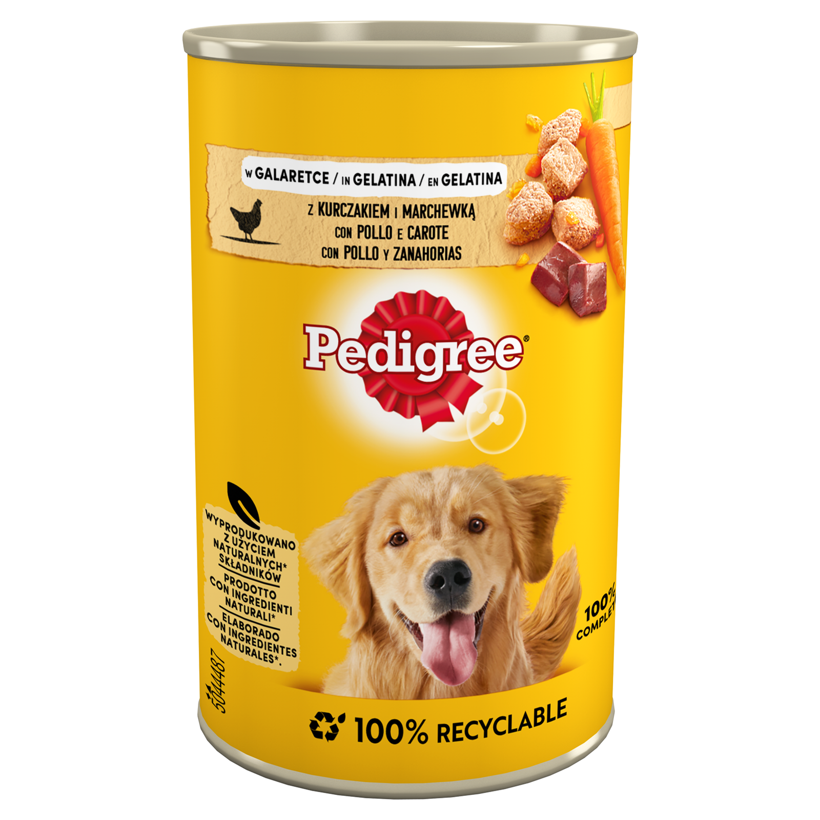 Pedigree Mokra Karma Dla Dorosłych Psów Z Kurczakiem I Warzywami W Galaretce 400g