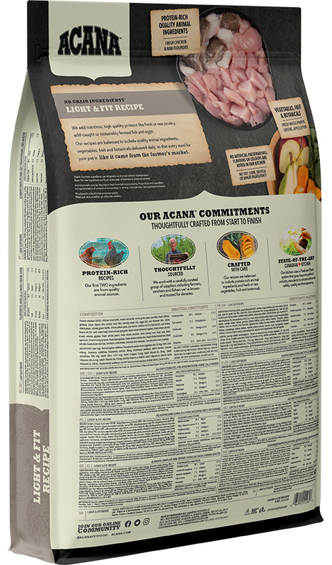 Acana Heritage Light & Fit Dog 6kg