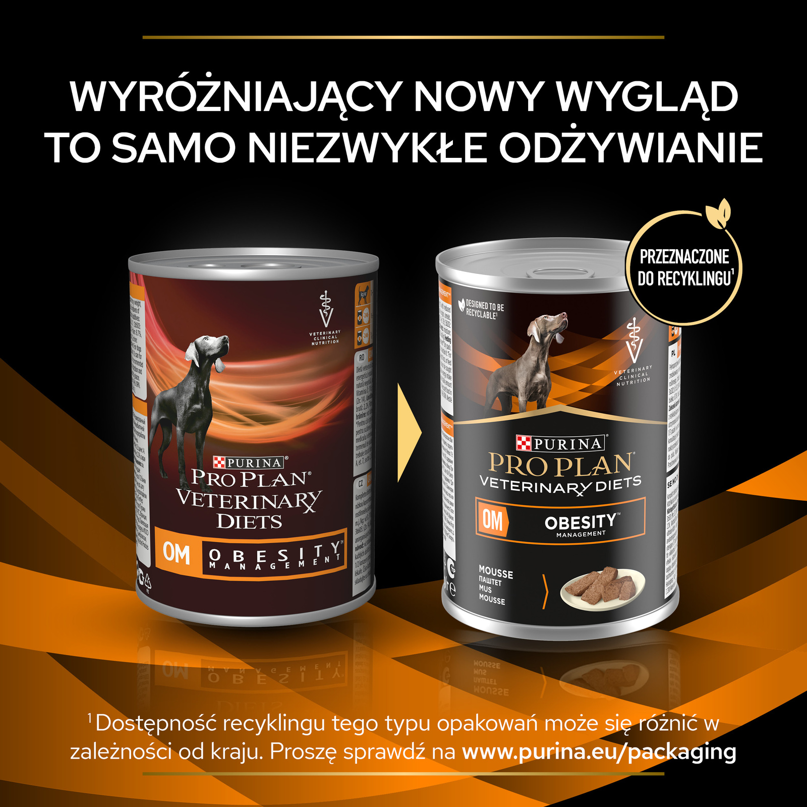 PRO PLAN Veterinary Diets OM Obesity Management Karma mokra dla psa mus 400g