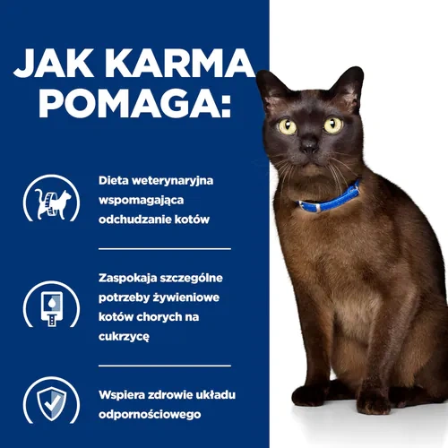 Hill's PD Prescription Diet Feline m/d Kurczak 1,5kg
