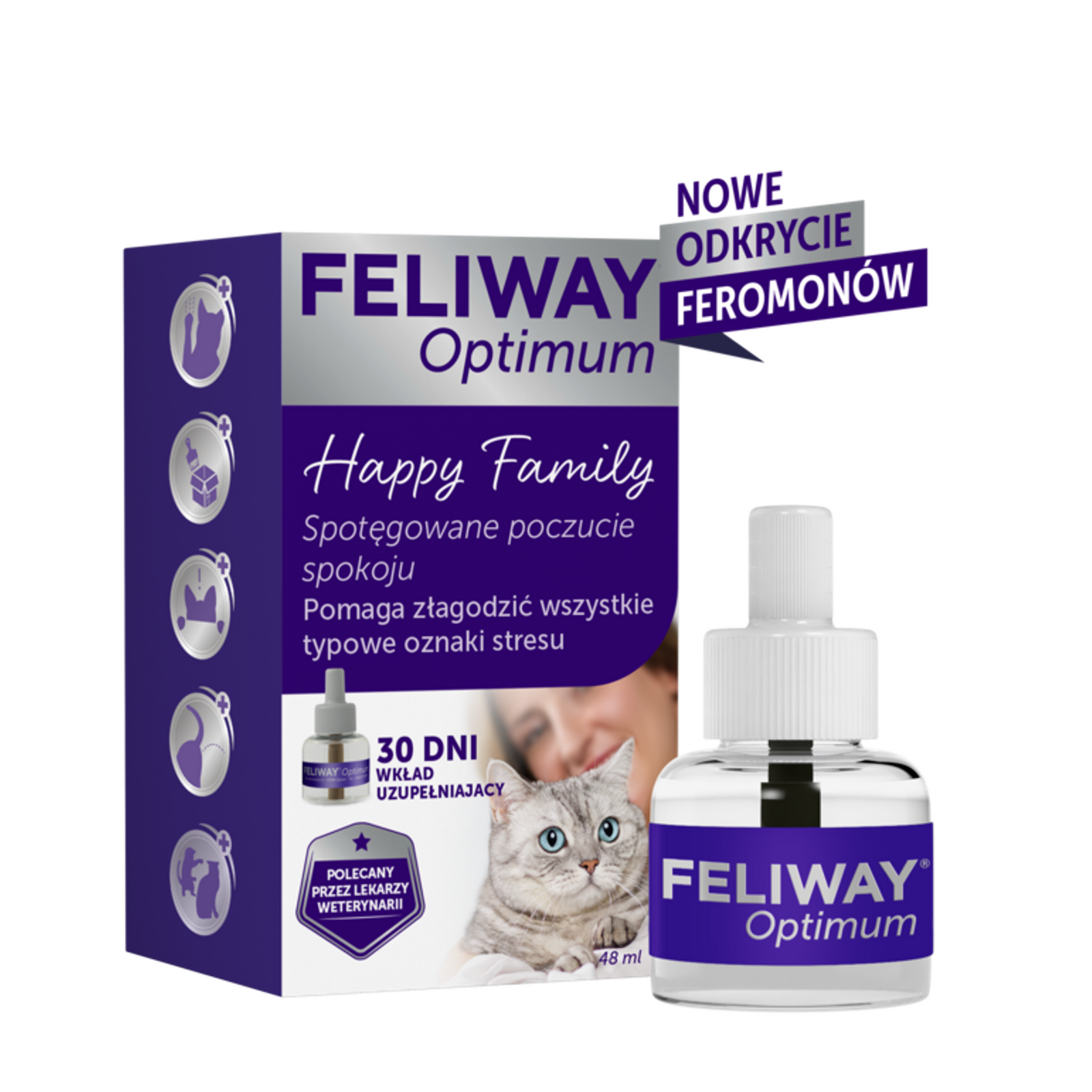CEVA Feliway Optimum Wkład 48 Ml