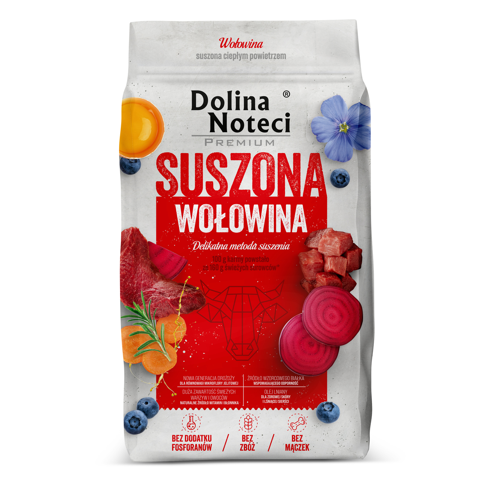 Dolina Noteci Premium Wołowina 9kg Karma Suszona Dla Psa