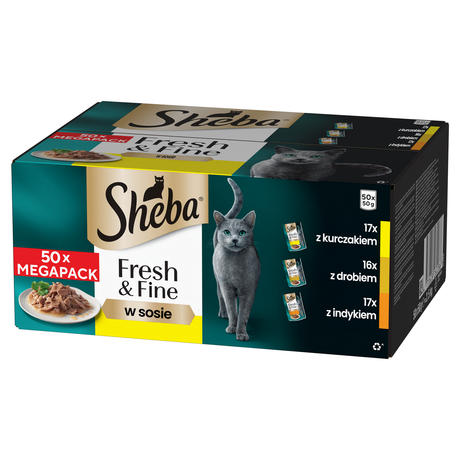 Sheba Fresh & Fine Saszetka 50x50g