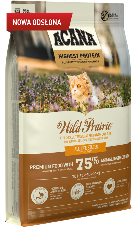 ACANA Wild Prairie Cat – Sucha karma dla kotów, 4,5 kg