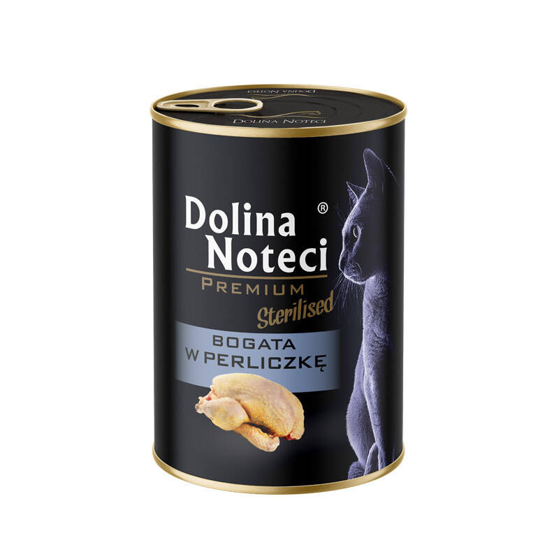 Dolina Noteci Premium Sterilised Bogata W Perliczkę Karma Dla Kota 400g