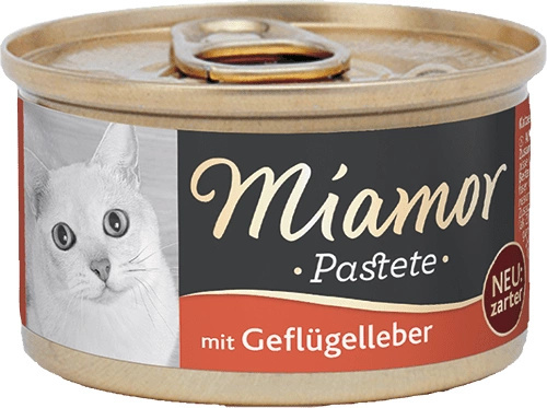Miamor Pastete wątróbka drobiowa 85g puszka