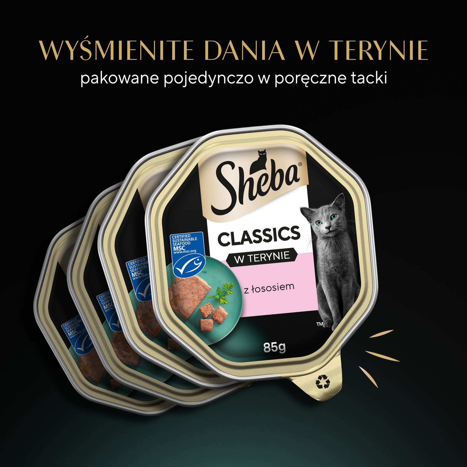 SHEBA® Classics Rybne Smaki 32x85g