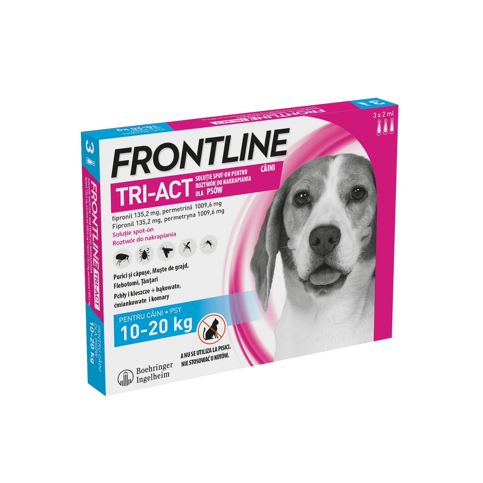 FRONTLINE Tri-Act Dla Psów 3x2ml