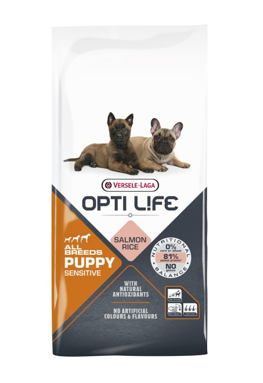 Versele-Laga Opti Life Puppy Sensitive Łosoś Z Ryżem 12,5kg