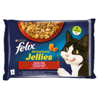 Felix Sensations Jellies Karma Dla Kota Wiejskie Smaki W Galaretce 4x85g