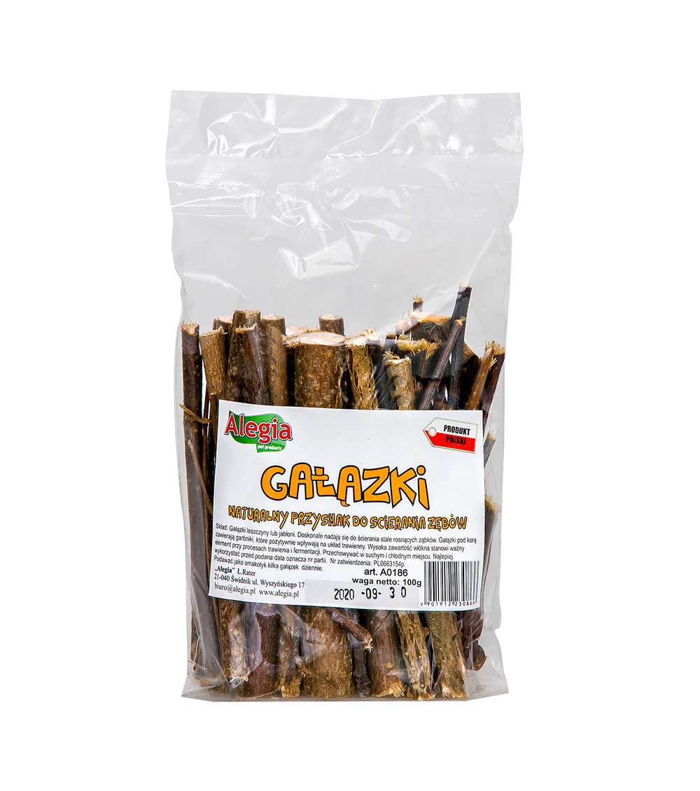 ALEGIA Gałązki Dla Gryzoni 100g