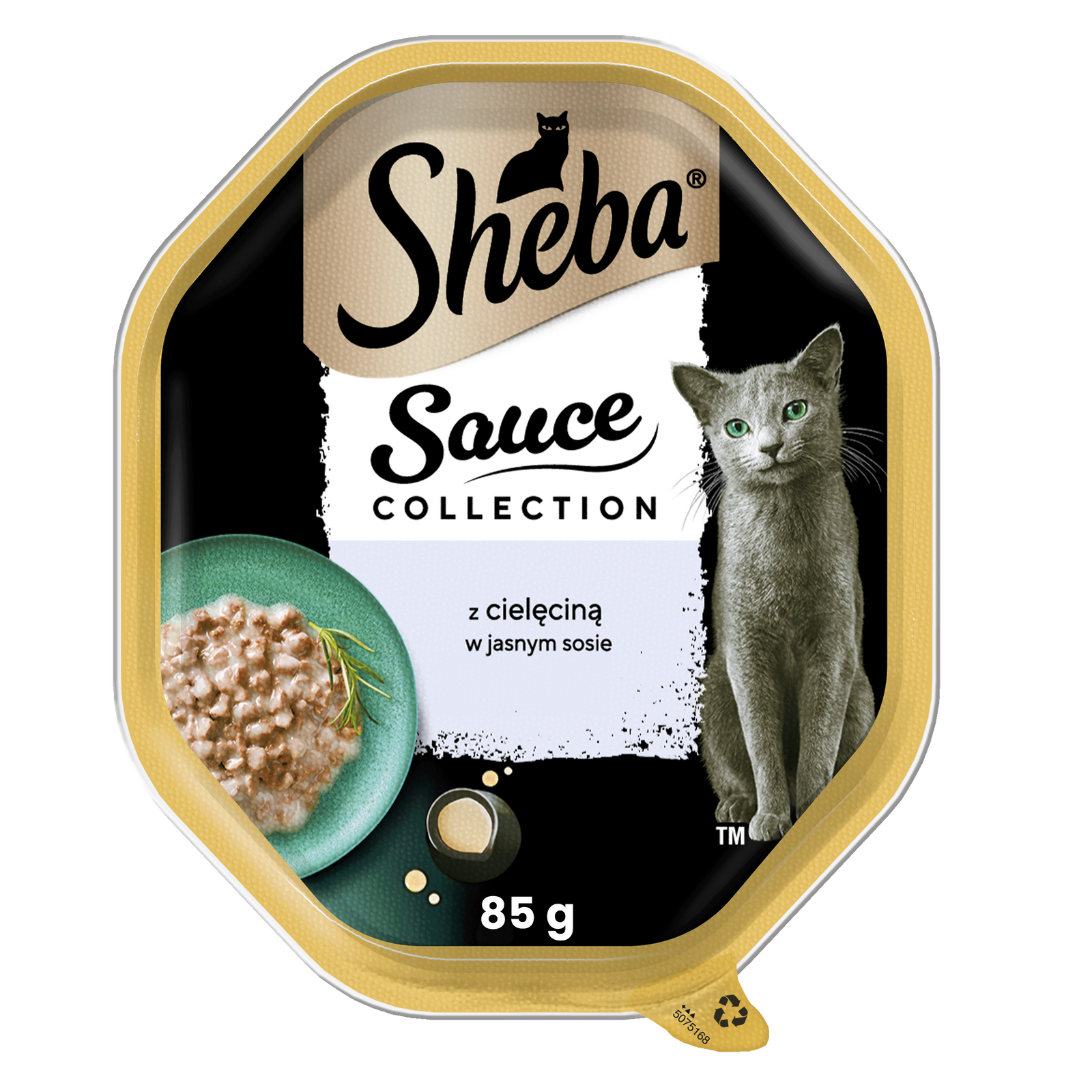 Sheba Sauce Collection Karma Mokra Dla Kota Z Cielęciną W Sosie 85g