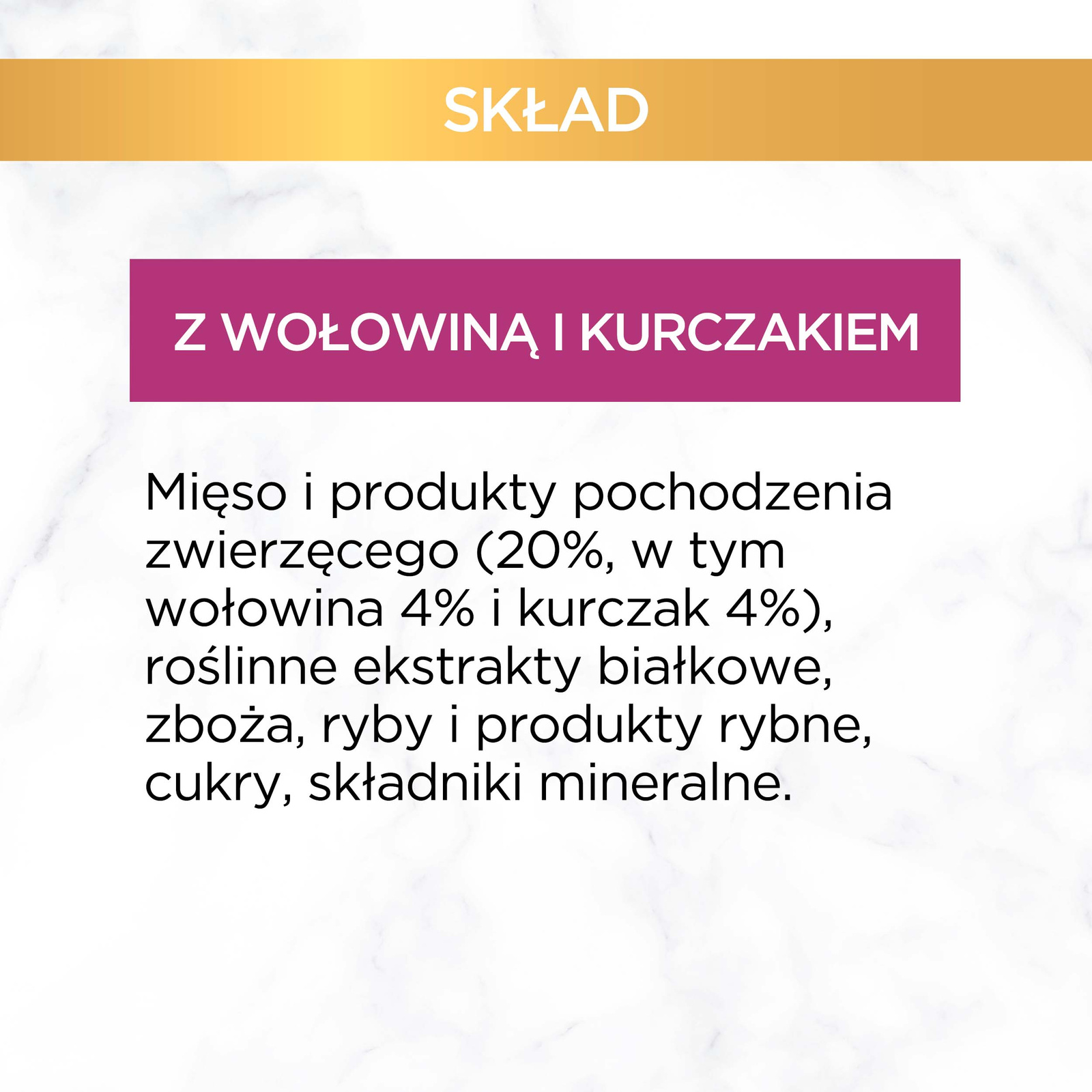 Purina Gourmet Gold z wołowiną i kurczakiem w sosie 85g