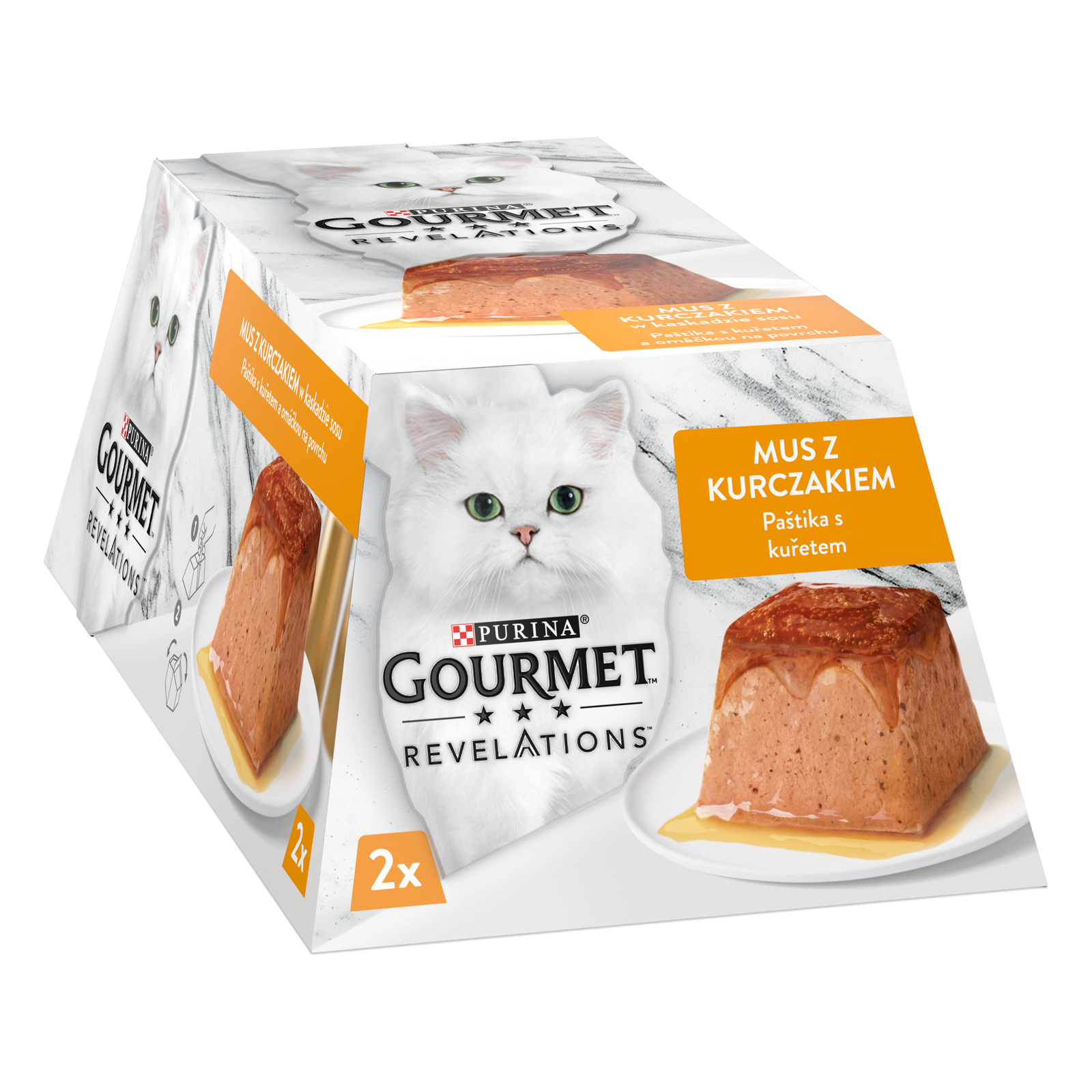 GOURMET Revelations Mus Z Kurczakiem 2x57g