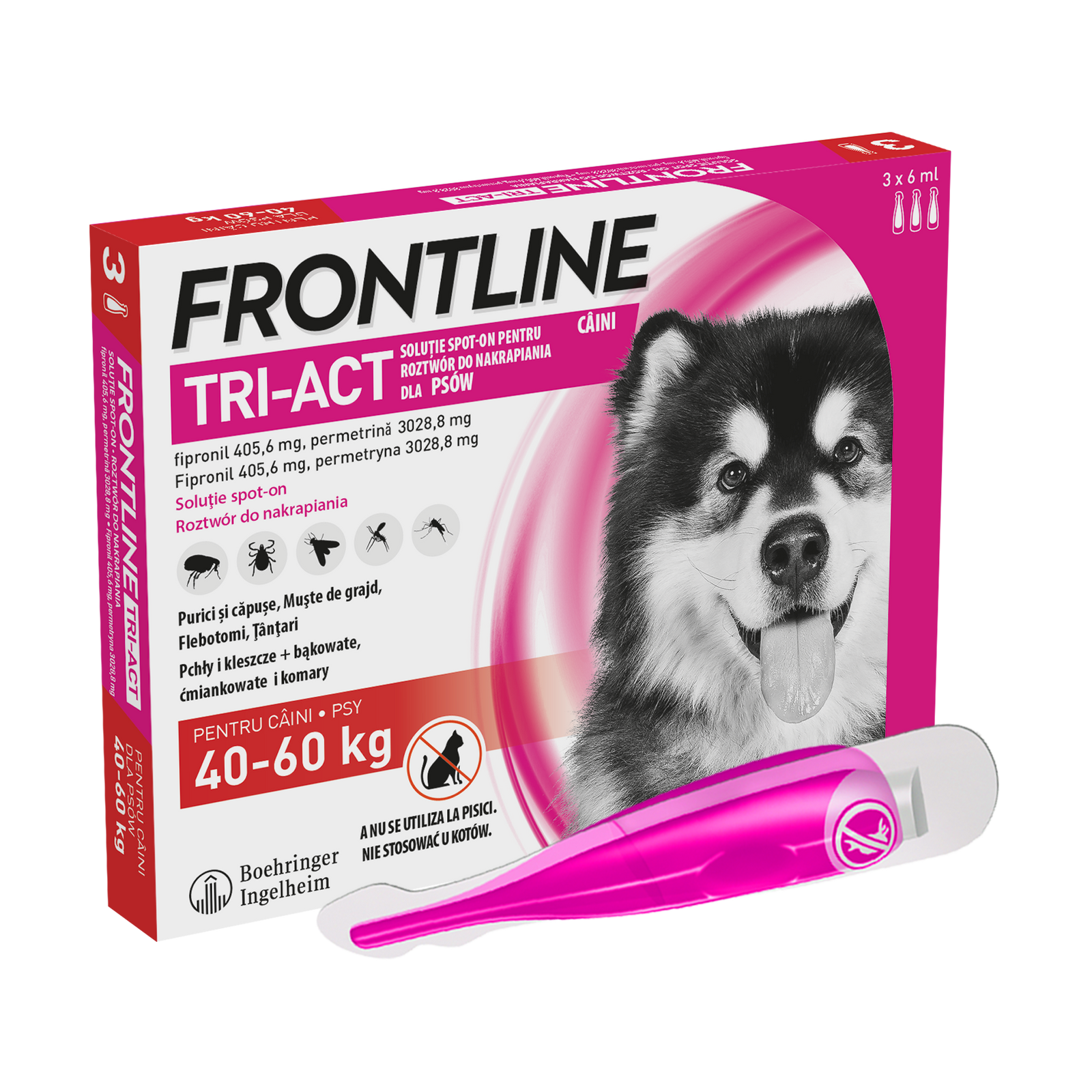 FRONTLINE Tri-Act Dla Psów 3x6ml