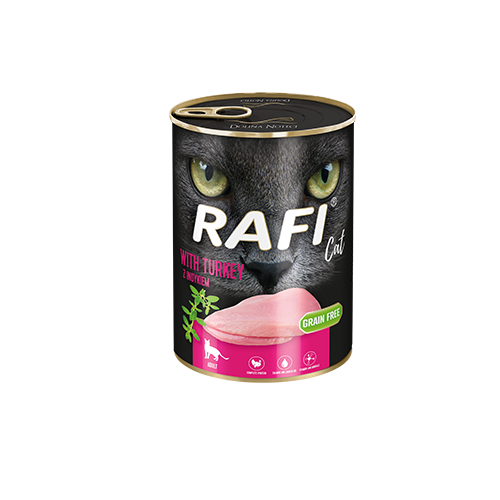 Dolina Noteci Rafi Cat Adult Z Indykiem 400g